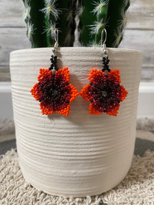Floral Beaded Earrings