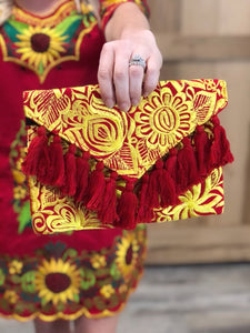 Embroidered Clutches