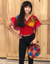 Load image into Gallery viewer, Off the Shoulder Embroidered Shirt
