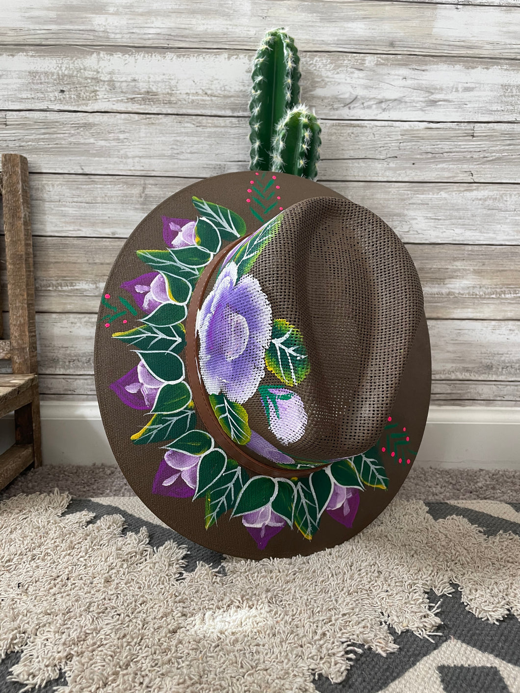 Purple Bouquet Hat