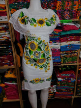 Load image into Gallery viewer, Lila in Sunflowers Peasant Dress/ Lila Vestido Campesina de Girasoles
